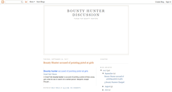 Desktop Screenshot of bountyhunterdiscussion.blogspot.com