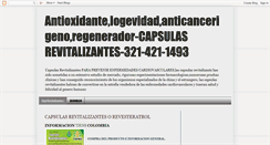 Desktop Screenshot of capsulasrevitalizantes.blogspot.com