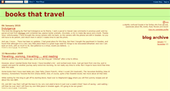 Desktop Screenshot of booksthattravel.blogspot.com