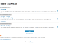 Tablet Screenshot of booksthattravel.blogspot.com