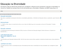 Tablet Screenshot of educanadiversidade.blogspot.com