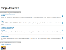 Tablet Screenshot of chingandoquedito.blogspot.com