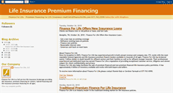 Desktop Screenshot of lifeinsurancepremiumfinancing.blogspot.com