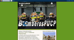 Desktop Screenshot of bomberospucp.blogspot.com