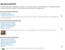 Tablet Screenshot of bomberospucp.blogspot.com