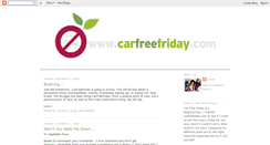 Desktop Screenshot of carfreefriday.blogspot.com