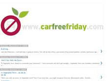 Tablet Screenshot of carfreefriday.blogspot.com