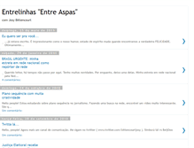 Tablet Screenshot of entrelinhasentreaspas.blogspot.com