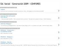 Tablet Screenshot of educacionsocialcenfores09.blogspot.com