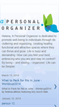 Mobile Screenshot of apersonalorganizer.blogspot.com