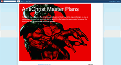 Desktop Screenshot of antichristplans.blogspot.com