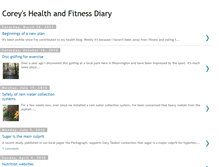 Tablet Screenshot of coreyshealth.blogspot.com