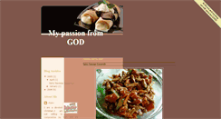 Desktop Screenshot of mypassionfromgod.blogspot.com