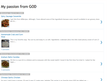 Tablet Screenshot of mypassionfromgod.blogspot.com