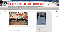 Desktop Screenshot of hastalamadreargentina.blogspot.com