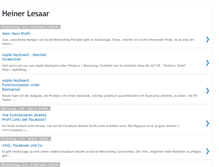 Tablet Screenshot of heinerlesaar.blogspot.com