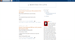 Desktop Screenshot of 5minutestolive.blogspot.com