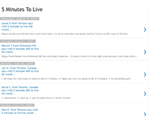 Tablet Screenshot of 5minutestolive.blogspot.com