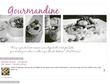 Tablet Screenshot of gourmandine-cuisine.blogspot.com