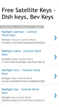 Mobile Screenshot of free-satellite-keys.blogspot.com