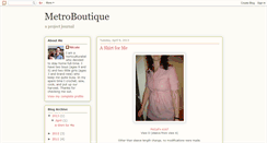 Desktop Screenshot of metroboutique.blogspot.com