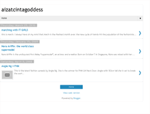 Tablet Screenshot of aizatcintagoddess.blogspot.com