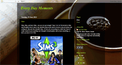 Desktop Screenshot of everydaymomentss.blogspot.com