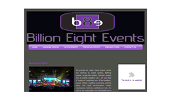 Desktop Screenshot of billioneightevents.blogspot.com