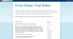 Desktop Screenshot of knowbetterfeelbetter.blogspot.com