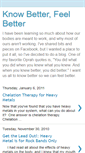 Mobile Screenshot of knowbetterfeelbetter.blogspot.com