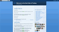 Desktop Screenshot of darksidetrading.blogspot.com