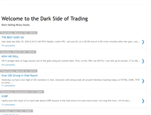 Tablet Screenshot of darksidetrading.blogspot.com