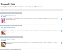Tablet Screenshot of donasdecasaatual.blogspot.com
