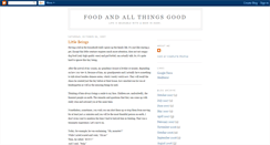 Desktop Screenshot of foodandallthingsgood.blogspot.com