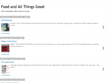 Tablet Screenshot of foodandallthingsgood.blogspot.com