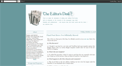 Desktop Screenshot of editdesk.blogspot.com