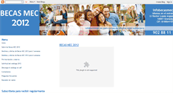 Desktop Screenshot of becas-idiomas-mec-2008.blogspot.com