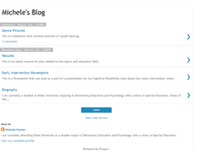Tablet Screenshot of michelehunter.blogspot.com
