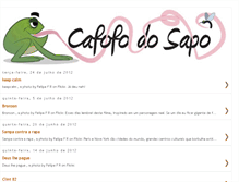 Tablet Screenshot of cafofodosapo.blogspot.com