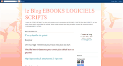 Desktop Screenshot of le-blog-des-ebooks.blogspot.com