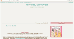 Desktop Screenshot of citygirlscrapper.blogspot.com