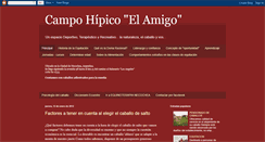 Desktop Screenshot of campohipicoelamigo.blogspot.com