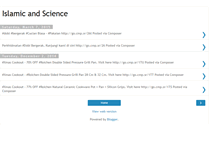 Tablet Screenshot of islamicandscience.blogspot.com