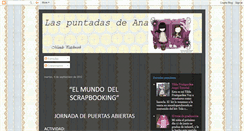 Desktop Screenshot of laspuntadasdeana.blogspot.com