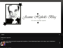 Tablet Screenshot of jeannehoejholt.blogspot.com