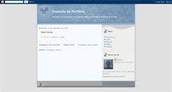Desktop Screenshot of exemplodeportfolio.blogspot.com