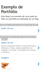 Mobile Screenshot of exemplodeportfolio.blogspot.com