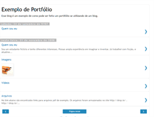 Tablet Screenshot of exemplodeportfolio.blogspot.com