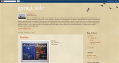 Desktop Screenshot of garagesalero.blogspot.com