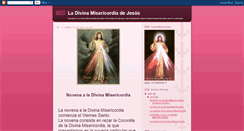 Desktop Screenshot of divinamisericordiadevocion.blogspot.com